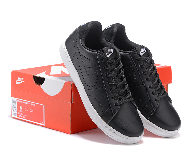 Nike Tennis Classic CS Suede Black White Shoes - Click Image to Close